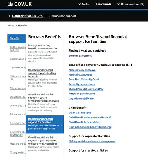 Income related benefits Income related benefits